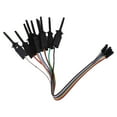 thumbnail image 2 of 10PIN Hook Clip Line Kit,High Efficiency Logic Analyzer Cable Gripper Probe Test, 2 of 10