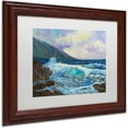 thumbnail image 2 of Trademark Fine Art "Maui's Enchanting Seas" Canvas Art by Manor Shadian, White Matte, Wood Frame, 2 of 4