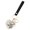 Color:Clear shape:long leather rope, variant on Heart Shape Music Box Keychain with Melodies Tune for Bags, Key, Backpacks