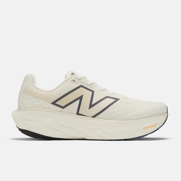 New Balance Men's Fresh Foam X 1080v14 Shoes in Sea Salt with Vintage Indigo