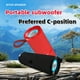 thumbnail image 4 of Altavoz Bluetooth Inalámbrico Portátil para Exteriores, Resistente Al Agua, con Subwoofer de Doble Bocina y de Sonido Envolvente, Luz RGB Roja., 4 of 5