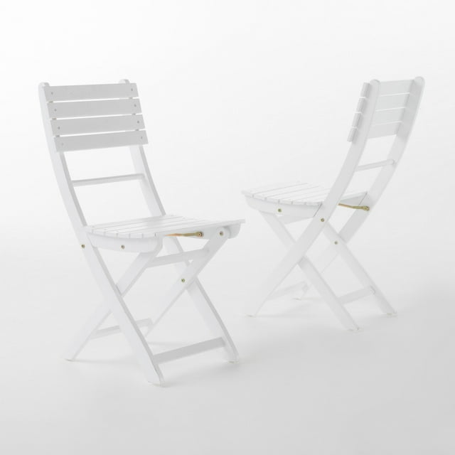 Pablo Acacia Wood Foldable Patio Dining Chairs