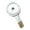 3.5cmx6.8cm, variant on yotijay Furniture Fastening Connector Furniture cam Lock Fastener for Tables Bedroom 2.5cmx5.7cm Bronze