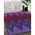 thumbnail image 3 of Ahgly Company Machine Washable Indoor Rectangle Transitional Clematis Violet Purple Area Rugs, 2' x 4', 3 of 7