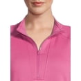 thumbnail image 4 of Terra & Sky Women's Plus Size Quarter-Zip Sweatshirt, 4 of 5