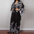 thumbnail image 6 of Taqqpue Kaftan Dress for Women,Plus Size Hawaiian Batwing Sleeve Beach Cover Up Loose Vacation Maxi Dress Summer Swimsuit Dresses, 6 of 9