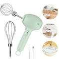 thumbnail image 4 of Portable Wireless Electric Egg Beater 30W Rechargeable Hand Mixer for Kitchen Baking,USB Charging,Easy Clean,Ergonomic Design Green,Pink,White, 4 of 5