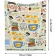 thumbnail image 7 of Cartoon Flannel Gilmore Girls Blanket, Non Pilling Soft Warm Gilmore Girls Throw Blanket for Woman & Man, All Seasons, Couch Bed, Sofa, Home Decor, Three Optional Sizes, Gilmore Girls Merchandise, 7 of 7