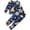 Blue, variant on kmaduk Little Boy Space Pajama Set 100% Cotton Dinosaur Sleepwear Long Sleeve Pjs 3-7T (Blue, 4-5 Years)
