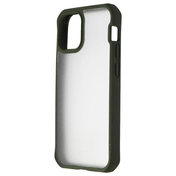 ITSKINS Feroniabio Pure Series for iPhone 12 Mini - Olive Green / Clear