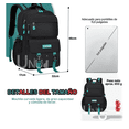 thumbnail image 2 of Mochila Para Laptop Mujer Hombre Unisex Mochila Viaje Escolar Negocio color negro, 2 of 5