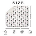 thumbnail image 4 of White Cow Black Dot Cow Pattern Dish Drying Mat for Kitchen 1 Pack, Ultra Absorbent Microfiber Dishes Drainer Mats,16"x18", 4 of 6