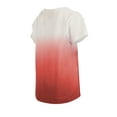 thumbnail image 3 of Youth New Era Red Tampa Bay Buccaneers Multi Logo Ombre V-Neck T-Shirt, 3 of 3