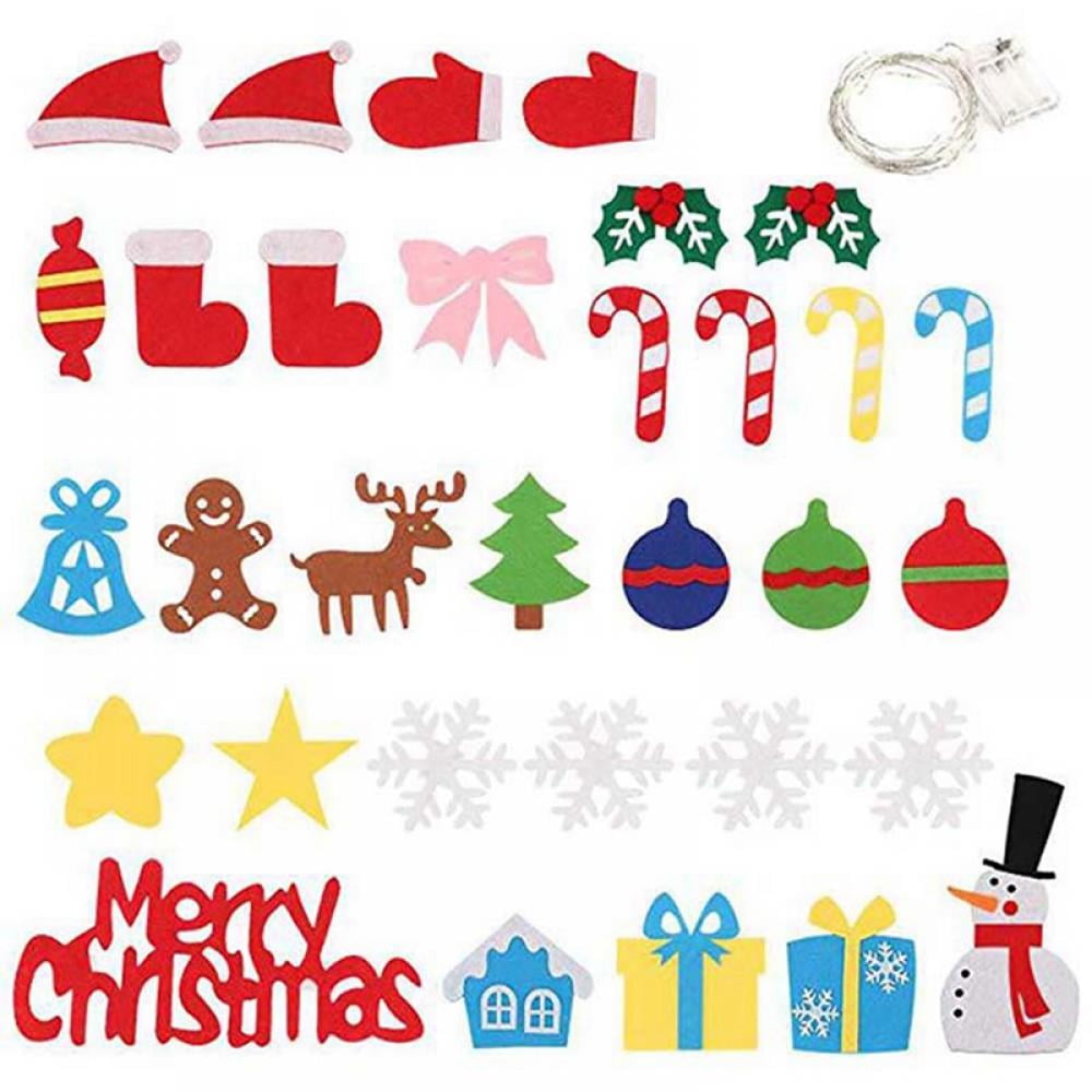 DIY Felt Christmas Tree Snowman Pendant Children New Year Gifts Kids  Christmas Toys Artificial Tree Wall Hanging Ornaments Decoration From  Yjl7788991, $6.84