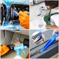 thumbnail image 3 of 4 Pieces Cleaning Brush Small Scrub Brush for Cleaning Bottle Sink Kitchen Brush, Edge Corner Grout Bathroom Cleaning Brushes, Sliding Door or Window Cleaning Brush (White, Blue), 3 of 8