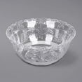 Punch Bowl with Ladle 2 Gallon Large Clear Plastic Punch Bowl with