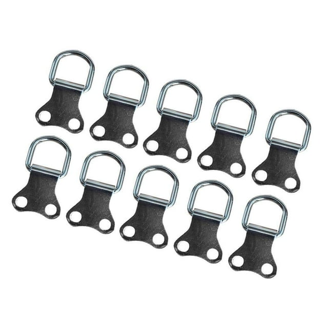 10pcs Heavy Duty D Ring Picture Picture Hangers 2 Hangers Double Hole Photo Frame Hanging Hook