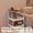 Storage Shelf Table (Mini)Storage Shelf Table (Mini)-0, variant on Mobile Office Desk, Portable Small Computer Desk, Study Desk with Wheels, Adjustable Height Standing Desk, Multi-functional for Bedside, Sofa, Study, Craft Room - Black/White for Home Office