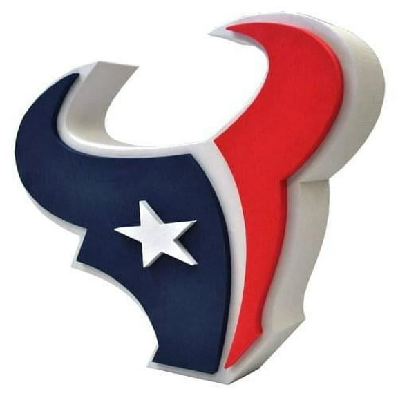 NFL 3D Foam Logo 18" Wall Display: Houston Texans