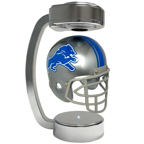 Detroit Lions Chrome Base Mini Hover Helmet