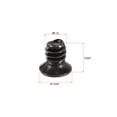 thumbnail image 3 of Uxcell #6-32 x 13/64" Phillips Flat Head Screws Fastener Black Zinc Plated 60 Pack, 3 of 5