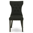thumbnail image 3 of Set of 2 Chairs Gallatin Parson Chair with Black Finished Leg and Black Color Fabric Color, 3 of 4