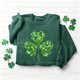thumbnail image 5 of TaTaai Women St Patrick's Day Printed Crew Neck Long Sleeve Sweatshirt Ladies Casual No Hood Pullover Top Spring Daily Street Office Wear Soft Breathable No Fading Machine Washable Top Gift, 5 of 6