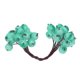 thumbnail image 5 of 40 cabezas mini frutas falsas bayas flor artificial cereza estambre/verde Sywqhk Libre de BPA, 5 of 8