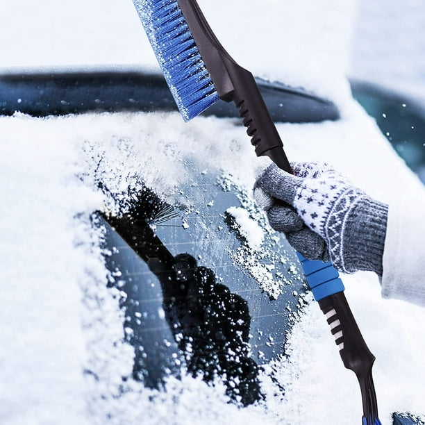 Brosse de neige détachable pour voiture, poignée en mousse