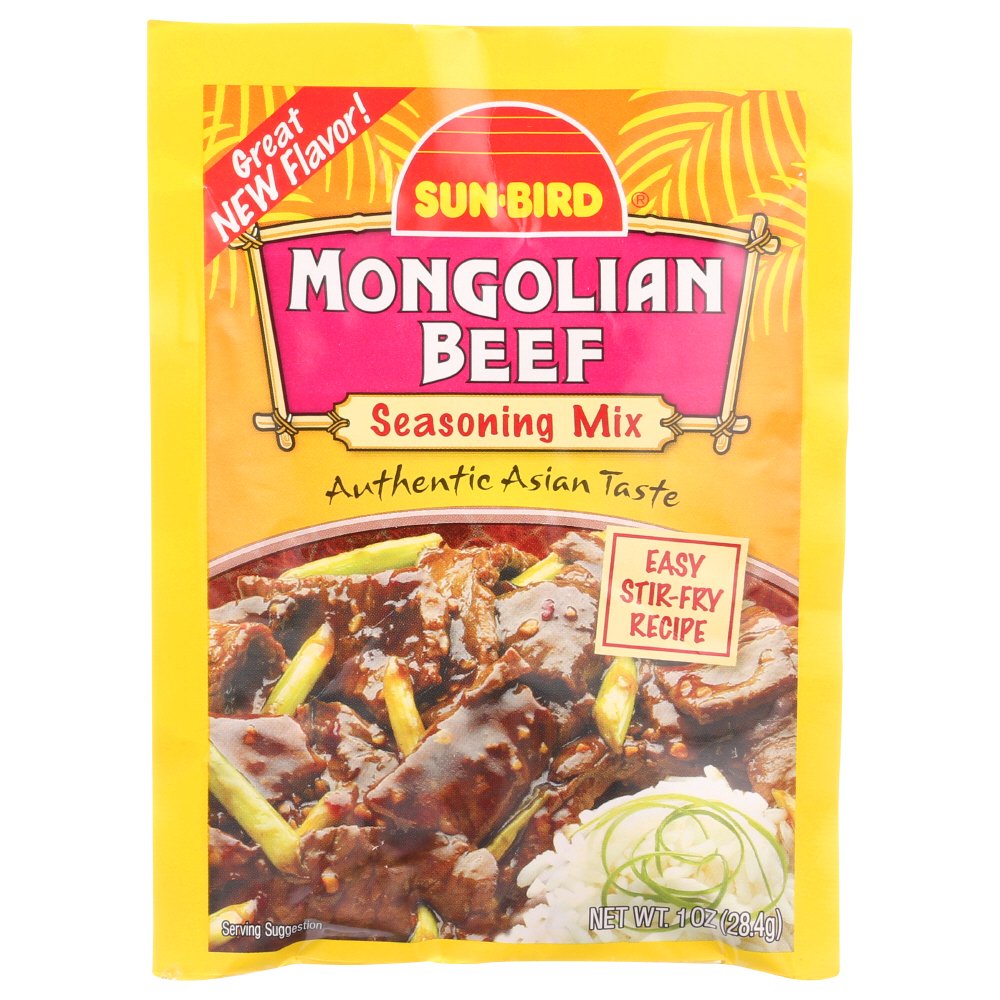 Sun Bird Mongolian Beef Seasoning Mix, 1 Oz.