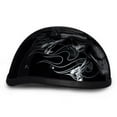 thumbnail image 2 of DAYTONA Novelty Skull Cap 1/2 Half Motorcycle Helmet 35 Styles NON DOT XS-XXL, 2 of 7