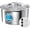 1 Cat Fountain + 6 Filters + 3 Sponges, variant on Cat Water Fountain Stainless Steel: 2.6L Cat Fountain for Drinking - Pet Water Fountain for Cats Indoor Automatic Pet Water Dispenser Bowl Best Auto Feeding Supplies Gift for Small Dog Large Kitty