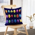 thumbnail image 5 of LALILO Throw Pillow Covers Cute And Planets With Funny Emoji Cushion Cover 18" x 18", 2 Pack, 5 of 6