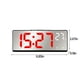 thumbnail image 3 of Multifunctional Clock Living Room Wall Clock Home Decoration Digital Electronic Clock Silent Clock Temperature And Humidity Color Screen Clock, 3 of 8