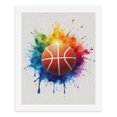 thumbnail image 5 of Paint by Numbers Kit for Adults, Colorful Basketball Splash Art Paint by Numbers, Easy Paint by Numbers Kit for Adults Beginner, DIY Adult Paint by Number Kits on Canvas, 12x16in Home Decor, 5 of 7
