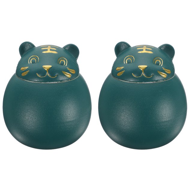 2 uds tarro de té de cocina soporte de té multiuso contenedor de té tarro de té de escritorio tarro de especias en polvo FRCOLOR HaoMX16400821
