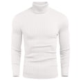 thumbnail image 6 of nine bull Mens Slim Fit Turtleneck Sweater Long Sleeve Basic Pullover Top Casual Knitted Sweater, 6 of 6