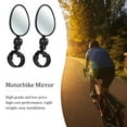 thumbnail image 2 of MasteelfCA 1 Pair of Motorcycle Mirrors Road Bike Rearview Mirrors Motorcycle Rearview Mirrors, 2 of 9