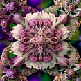 thumbnail image 2 of The Floral Harmony - Intricate Flower Canvas Wall Art, 2 of 2