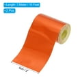 thumbnail image 2 of Uxcell 2" x 10 FT Reflective Tape 2 Pack High Visibility Waterproof Conspicuity Outdoor Safety Warning Tape for Trailer Truck Car Bike Orange, 2 of 7