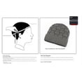 thumbnail image 2 of Gorro de esquí nuevo de estilo coreano para comercio exterior para hombres y mujeres, gorro de punto cálido de terciopelo grueso para exteriores de otoño e invierno, 2 of 6