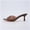 Brown, variant on Naty Jelly Kitten Heels for Women, Chic Slip-On Mule Design with Modern Open Square Toe Womens Heels