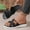 Black, variant on Womens Flip Flops Open Toe Slip On Thong Sandals for Women Wedge Sole Summer Beach Casual Shoes US :7