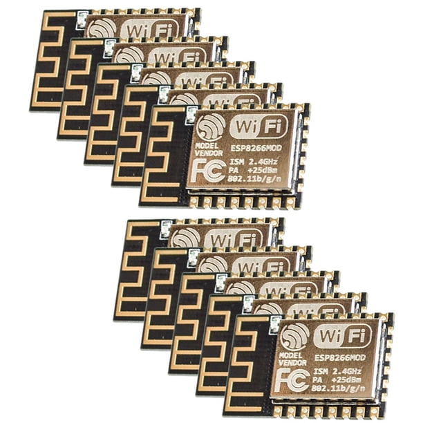 TECNOIOT 5 STK ESP ESP8266 Serial WLAN Transceiver Modul