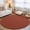 Orange, variant on Navy Blue Washable Small Entryway Area Rugs 2'x3', Classic Blue Color Solid Background Rustic Farmhouse Washable Throw Rug Non-Slip Sturdy Edge Binding Carpet for Front Door Floor Room Entry