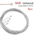 thumbnail image 1 of 1~10pcs Bike Inner Wire MRB Brake Gear Shifter Cable Wire Bicycle Brake Shifting Derilleur Inner line Replaceable Cable Wire 2M,Shift-4pcs, 1 of 5
