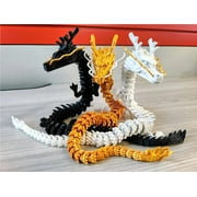 Visland 3D Printed Articulated Dragon, Anti-Anxiety Dragon Toys, Rotatable & Posable Joints, Dragon Model Figures