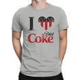 thumbnail image 2 of Officially Licensed Diet Coke Patriotic I Love Diet Coke Men's T-shirt, 2 of 3