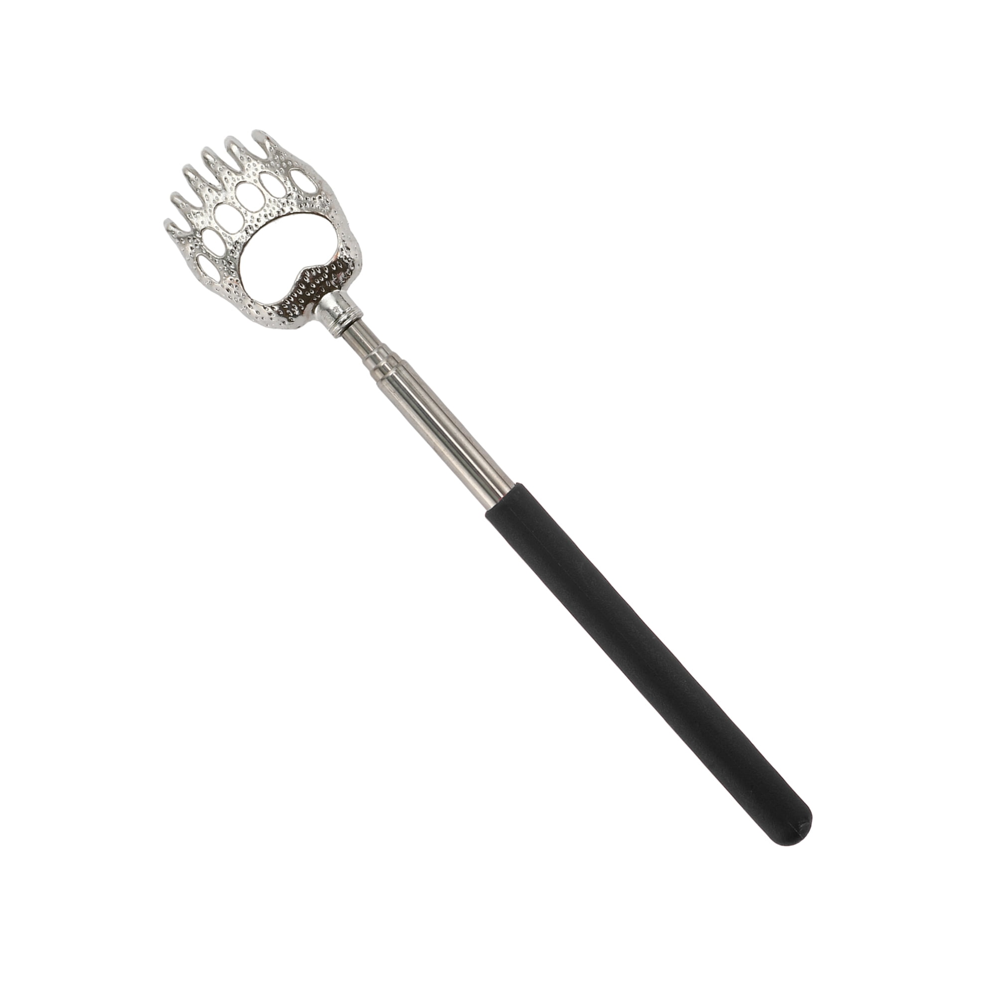 Unique Bargains 1 Pc Extendable Back Scratcher for Bathroom Black