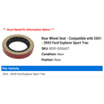 thumbnail image 2 of Rear Wheel Seal - Compatible with 2001 - 2005 Ford Explorer Sport Trac 2002 2003 2004, 2 of 2